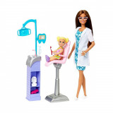 Set de joaca Barbie, Doctor Dentist, HKT70