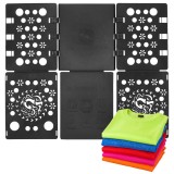 Placa pliabila pentru impaturit haine Sersimo, 68x57 cm, Negru, PP, 600g