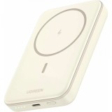 Baterie Externa Wireless UGREEN PB561, 10000mAh, 20W, PD + FQI, 1 x QI - 1 x USB-C, Bej
