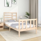 vidaXL Cadru de pat Single 3FT, 90x190 cm, lemn masiv