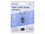 Adaptor USB 2.0 LOGILINK pentru Jack 3,5mm negru ABS