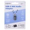 Adaptor USB 2.0 LOGILINK pentru Jack 3,5mm negru ABS