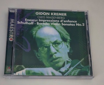 Cd Audio Gidon Kremer vioara George Enescu / Bela Bartok / Erwin Schulhoff foto