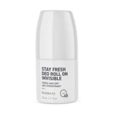 Deo Roll-On Invisible Farmasi 50ml , Protectie eficienta, fara urme