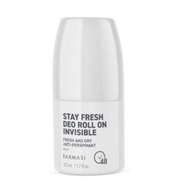 Deo Roll-On Invisible Farmasi 50ml , Protectie eficienta, fara urme foto