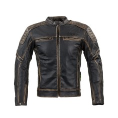 Geaca Moto Piele Barbati W-TEC Mungelli FitLine Training foto