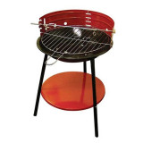 Gratar carbune Grill Chef, 36 cm, otel, 2-4 persoane, paravan protectie vant, raft interior, General