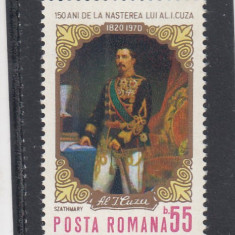 ROMANIA 1970 LP 724 - 150 DE ANI DE LA NASTEREA LUI A.I.CUZA MNH