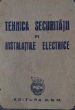 Tehnica securitatii in instalatiile electrice