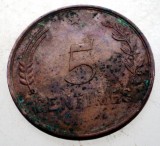 7.659 LUXEMBURG LUXEMBOURG CHARLOTTE 5 CENTIMES 1930