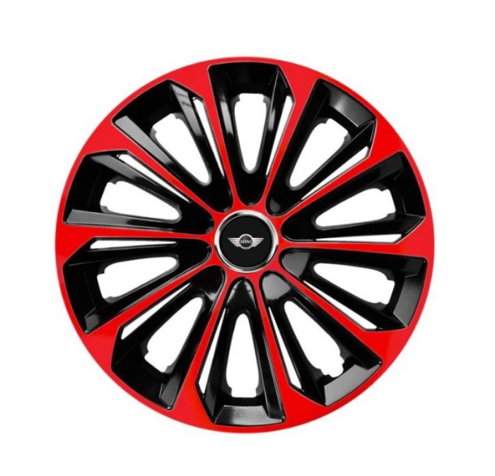Set 4 capace roti Extra Strong Red R16 pentru gama auto Mini Cooper