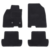 Set covorase auto mocheta Velor RENAULT MEGANE III, 10.2008-09.2016, negru,
