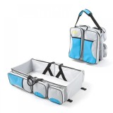 Geanta multifunctionala pentru calatorii Baby Travel Bleu