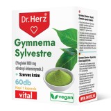 Capsule vegane cu extract de gymnema sylvestre 160 mg + crom organic Dr Herz 60 buc