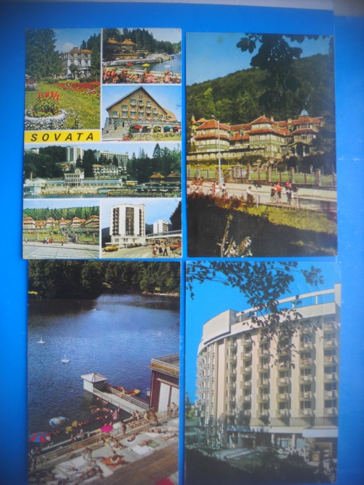 HOPCT LOT 3658 - 4 CARTI POSTALE-SOVATA - JUD MURES-CIRCULATE