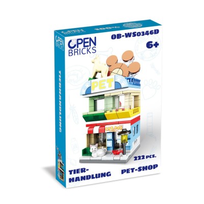 Set de constructie copii - Magazin de animale (222 piese) foto