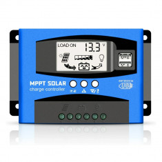 Controler solar MPPT 80A 100A regulator incarcare panouri fotovoltaice 12V 24V