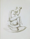 Jules PERAHIM - Compozitie Erotica 11, Heliogravura pe hartie Arches, 1972
