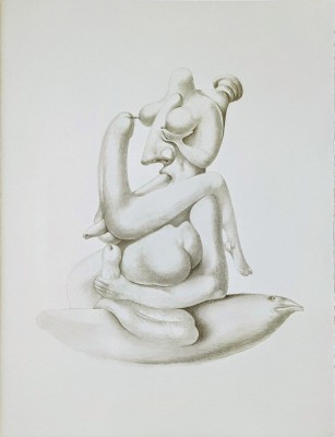 Jules PERAHIM - Compozitie Erotica 11, Heliogravura pe hartie Arches, 1972 foto