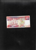 Singapore 10 dolari dollars 1988 seria792404