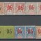 Dahomey.1912 Alegorie-supr. tip I+II pereche 6 buc. MD.4
