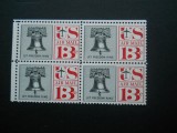 SUA BLOC DE 4 NESTAMPILAT MNH