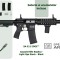 Pusca SA-E11 EDGE&trade; Assault Rifle Replica - Light Ops Stock - airsoft