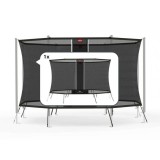 Plasa Siguranta Trambulina 380 cm, 8 Stalpi - Protectie Margine Panza