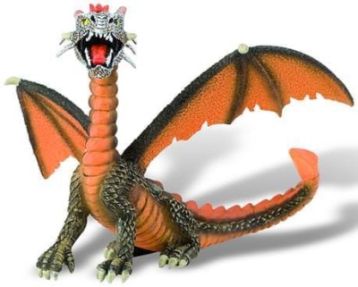 Dragon orange - Figurina colectie foto