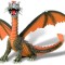 Dragon orange - Figurina colectie