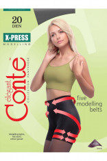 Ciorap Modelator cu Efect de Push-Up X-press 20 Den foto