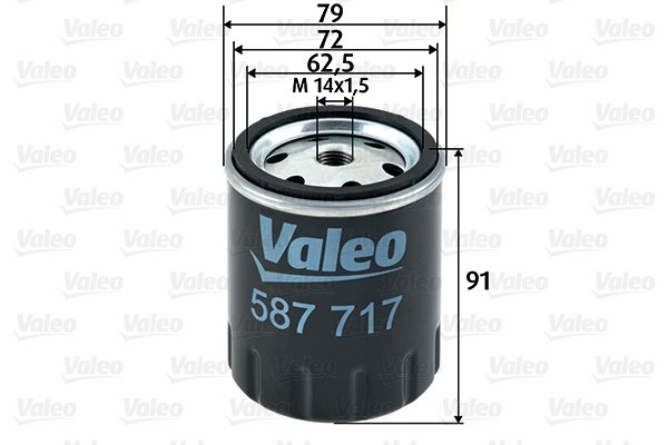 VALEO 587717 filtru combustibil