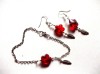 Set bratara si cercei cu cristale 41279