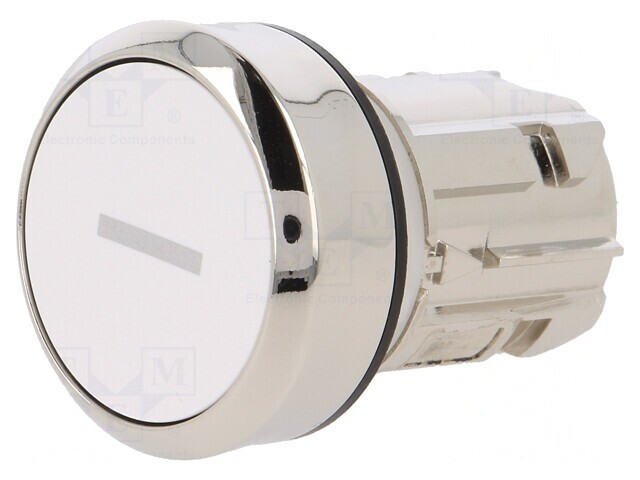 Comutator Alb Apăsare 22mm