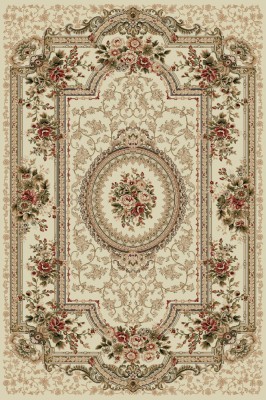 Covor Model Lotos 571-100, Marime 80 x 150 cm, Bej, Crem, Inaltime Fir 8 mm, Antialergic, Polipropilena, Living, Dormitor, Sufragerie, Birou foto