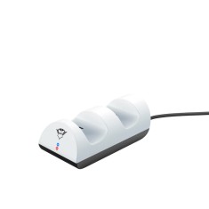 Trust GXT 254 Duo Charging Dock pentru PS5, alb foto