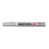 Marker DACO Vopsea Alba, Varf 1-2 mm, Marker, Marker Alb, Markere Albe, Marker cu Vopsea Alba, Marker Alb pe Baza de Alcool, Markere Albe, Marker Alb