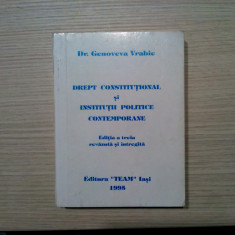 DREPT CONSTITUTIONAL SI INSTITUTII POLITICE CONTEMPORANE - G. Vrabie -1995