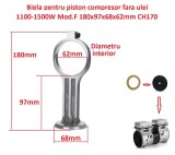 Cumpara ieftin Biela pentru piston compresor fara ulei 1100-1500W Mod.F 180x97x68x62mm CH170