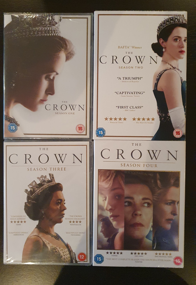 Film Serial The Crown Seasons 1- 4 Complete DVD Collection Originale,  Drama, Engleza, universal pictures | Okazii.ro