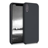 Husa pentru Apple iPhone X / iPhone XS, Silicon, Negru, 42495.01, Carcasa, Kwmobile
