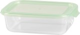 Doza alimentara din sticla borosilicata MagicHome, 1000 ml, cu capac