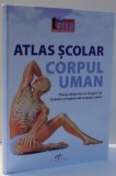 ATLAS SCOLAR, CORPUL UMAN, PLANSE DIDACTICE CU IMAGINI 3D , 2017