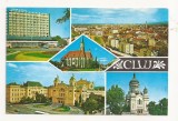 RF6 -Carte Postala- Cluj-Napoca, Teatrul National, circulata 1975