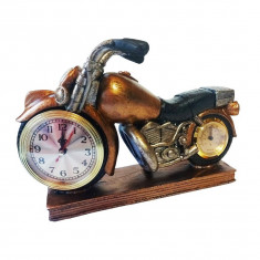Ceas decorativ, Motocicleta, De masa, 32 cm, XC0379