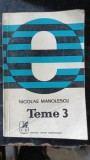 Teme 3 - Nicolae Manolescu