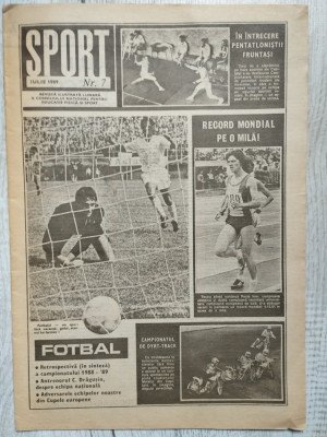 Revista SPORT nr. 7 - Iulie 1989 - Steaua Bucuresti foto