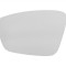 Geam oglinda Seat Toledo (Nh), 10.2012-, Skoda Rapid (Nh), 10.2012- , partea Stanga, culoare sticla crom , sticla convexa, 5JA857521B