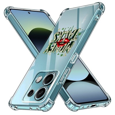 Husa antisoc pentru xiaomi redmi note 14s - airbag tpu, col&amp;Egrave;uri ranforsate - money talks foto