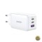 Incarcator Retea UGREEN CD244 65W 3A 1 x USB-A - 2 x USB-C Alb